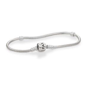 Pandora sterling silver bracelet! Good condition.